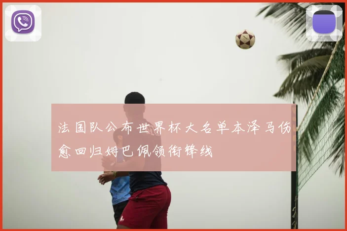 法国队公布世界杯大名单本泽马伤愈回归姆巴佩领衔锋线